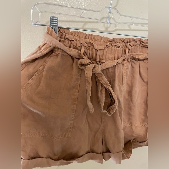 ✨Lucky Brand PaperBag Brown Shorts Size S - Picture 3 of 9